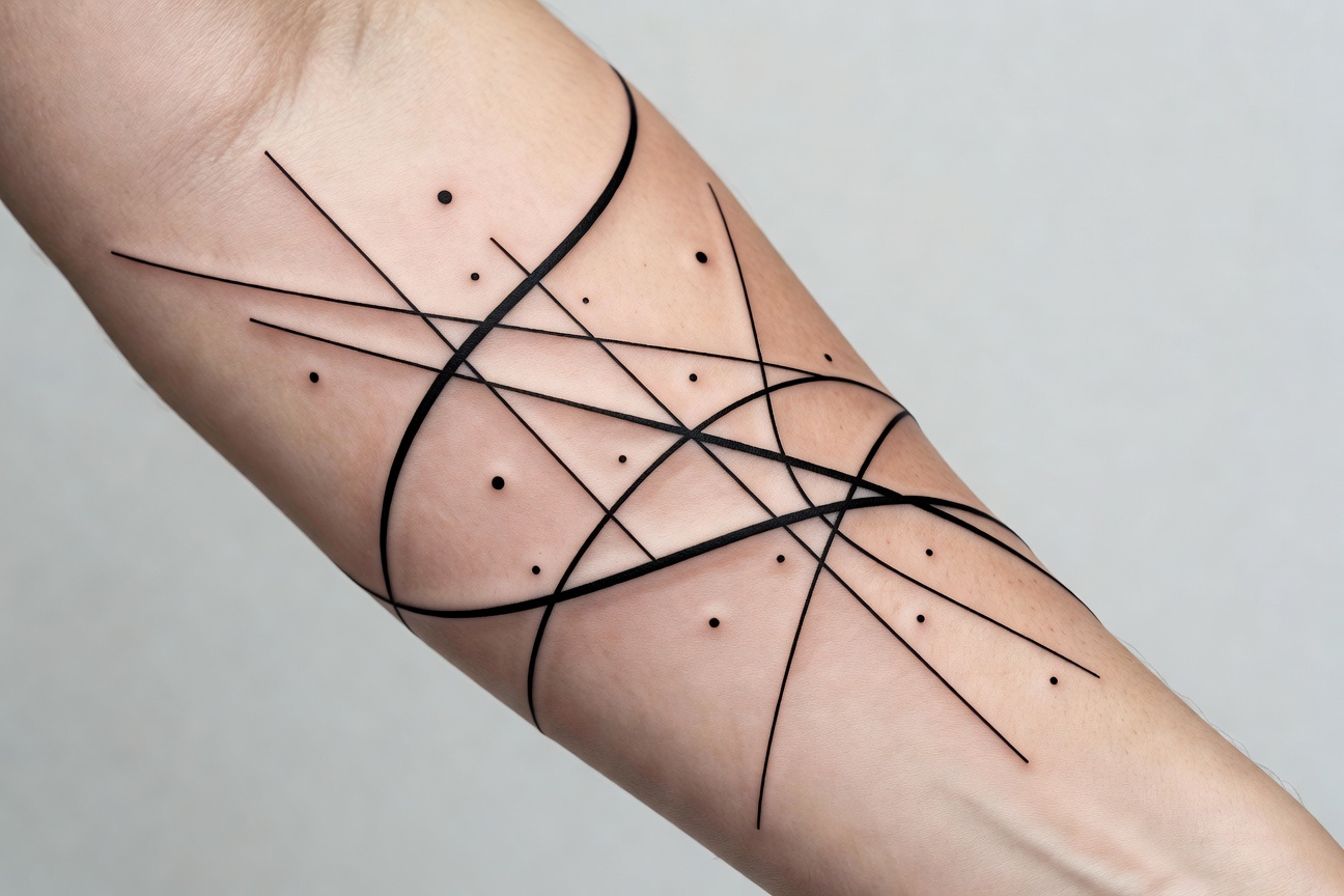 Abstract Tattoo Symbolism: Shapes & Lines Meanings Guide