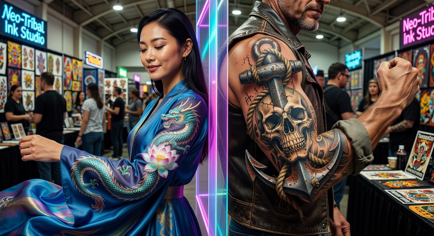 Eastern vs Western Tattoo Symbols: Meanings & Fusions