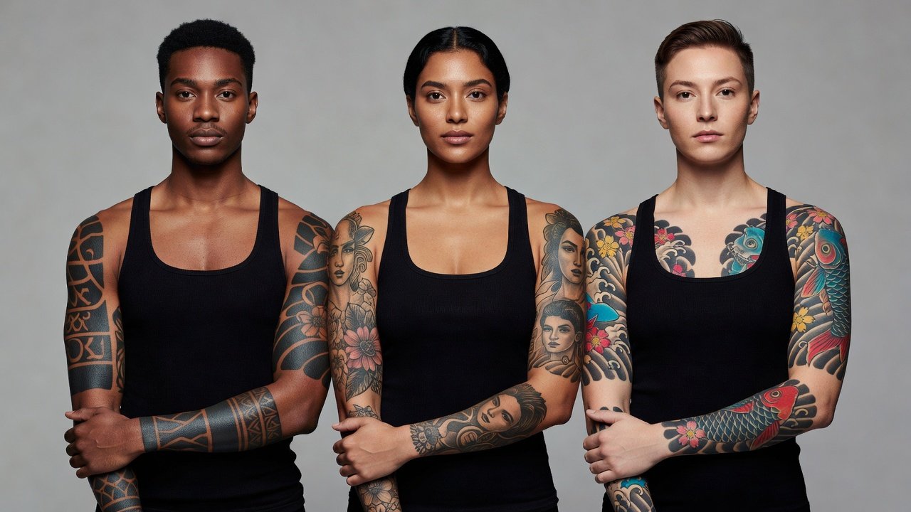Matching Blackwork, Realism & Irezumi Tattoos to Skin Tones