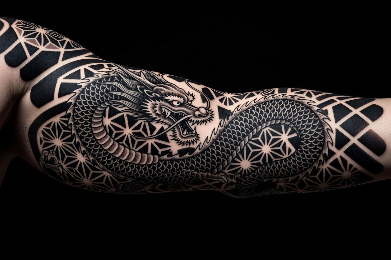 Mastering Negative Space in Blackwork Realism & Irezumi Tattoos