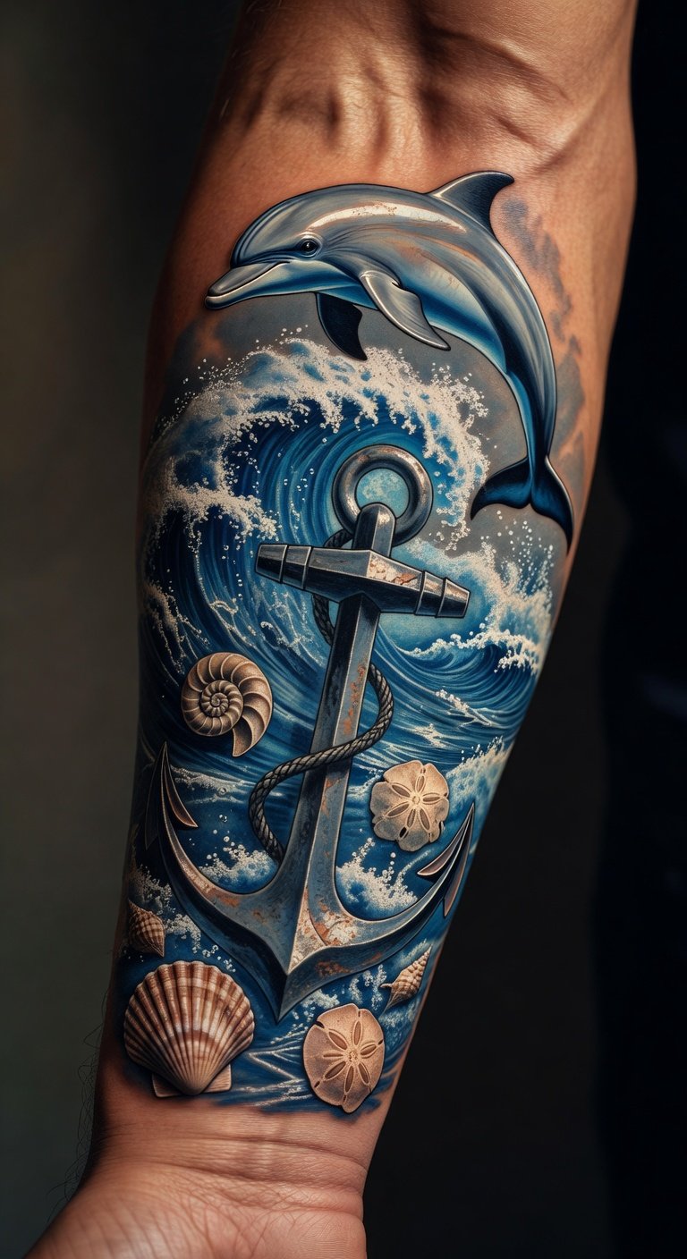 Oceanic Tattoo Symbols: Waves & Sea Meanings